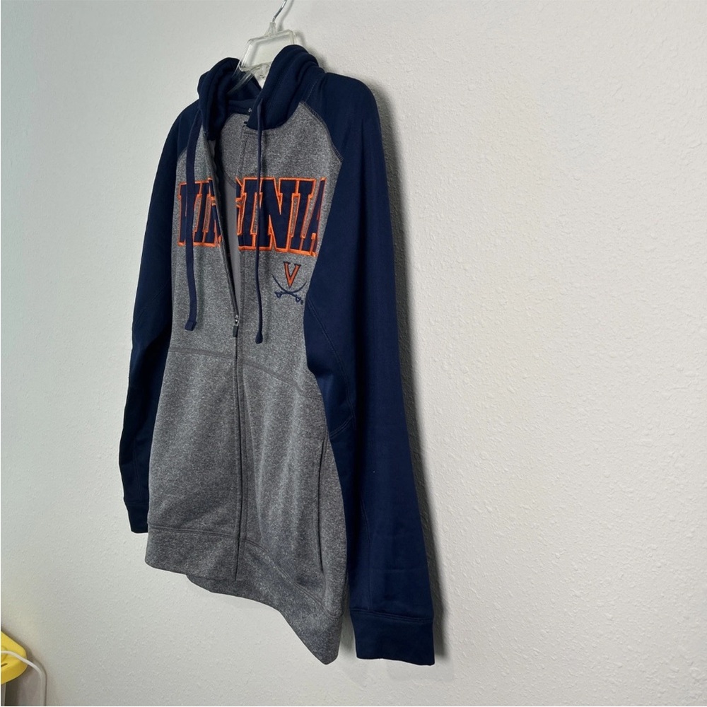 University Of Virginia Cavaliers Champion Elite Full Zip Embroidered Hoodie Sz S - Picture 9 of 15